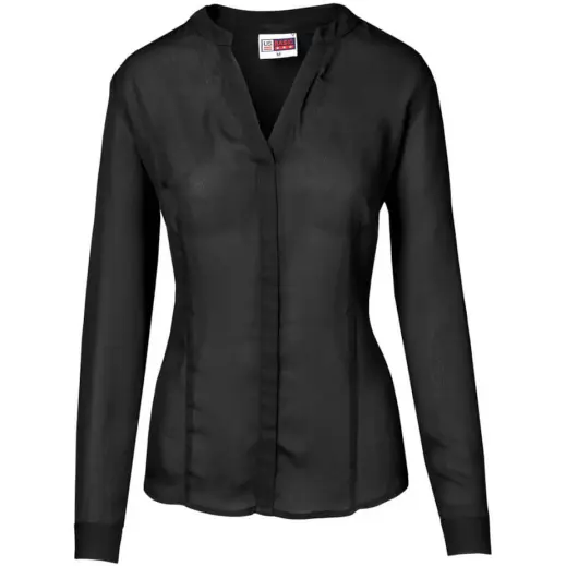 Ladies Long Sleeve Ava Black